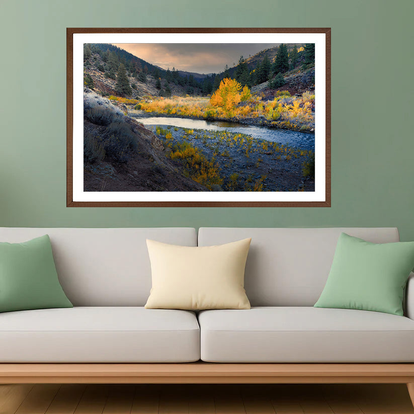 Where Autumn Crosses the Pass
